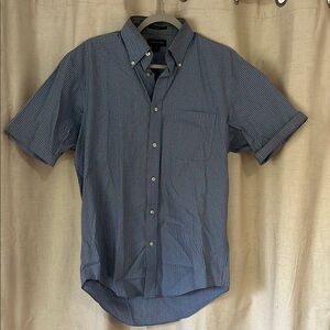 Men's Blue Checkered Shirt